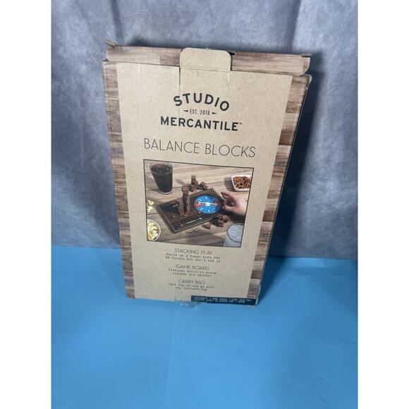 Studio Mercantile Balance Blocks Balancing Game, New Complete - Picture 2 of 2